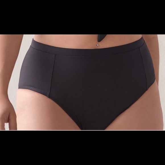 Addition Elle High Waist Solid Bikini Bottom size 5X - Picture 5 of 5